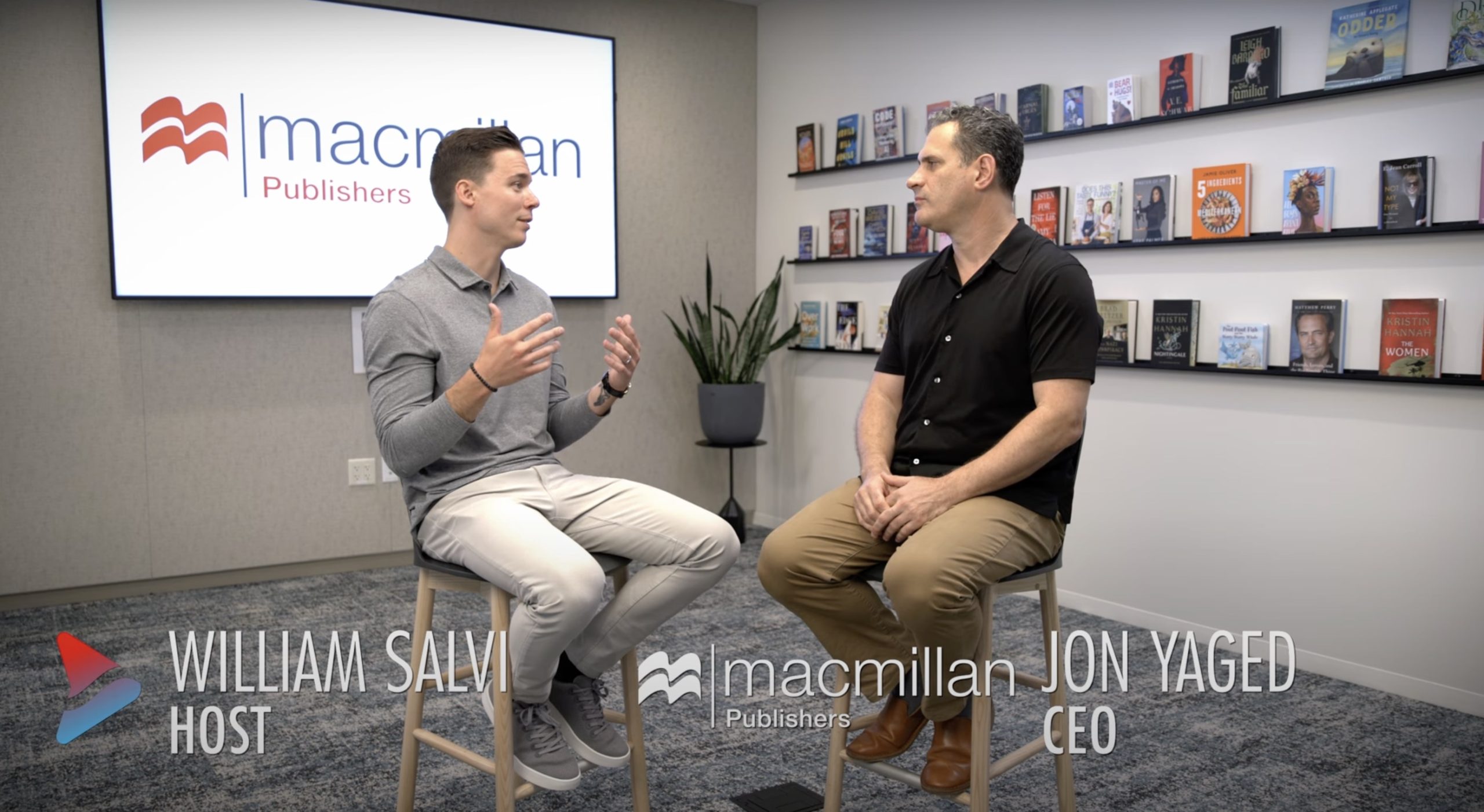 Jon Yaged parle de Macmillan, publication de livres sur «la série CEO»