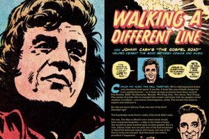 Dans la bande dessinée qui a sauvé la carrière de Johnny Cash