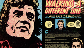 Dans la bande dessinée qui a sauvé la carrière de Johnny Cash