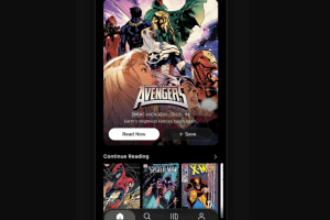 Marvel et l&rsquo;équipe Webtoon sur l&rsquo;application Digital Comics